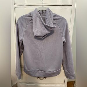 Nike Dri-Fit Boys Gray & Yellow Pixel Swoosh ZipHoodie